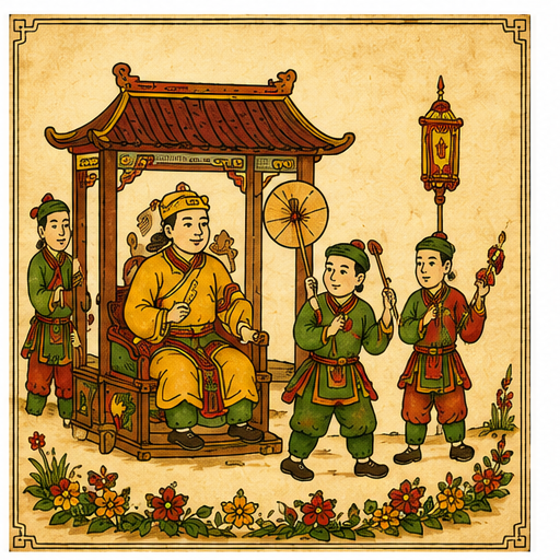 Cảnh kiệu rước